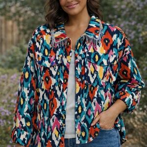 SOLD 🔥Savanna Jane Vibrant Multicolor Jacket